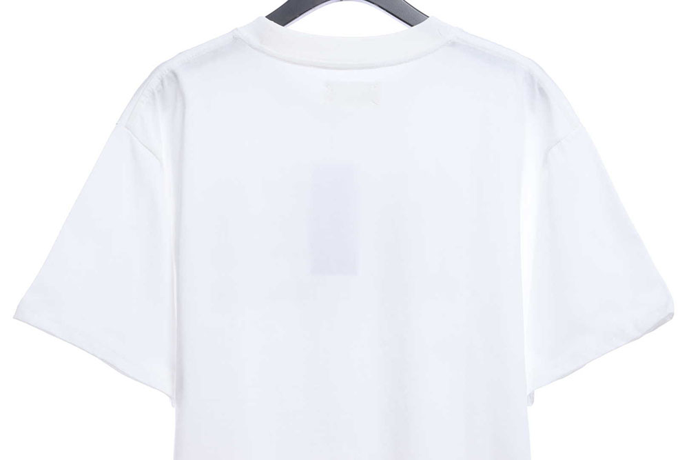 Margiela number sporadic print short sleeves