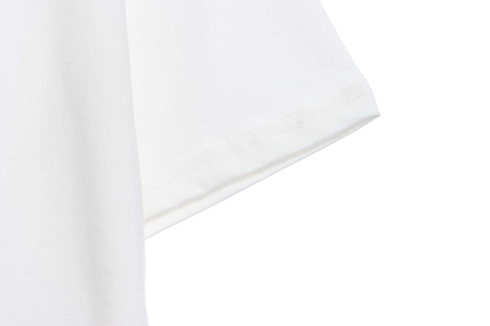 Margiela number sporadic print short sleeves