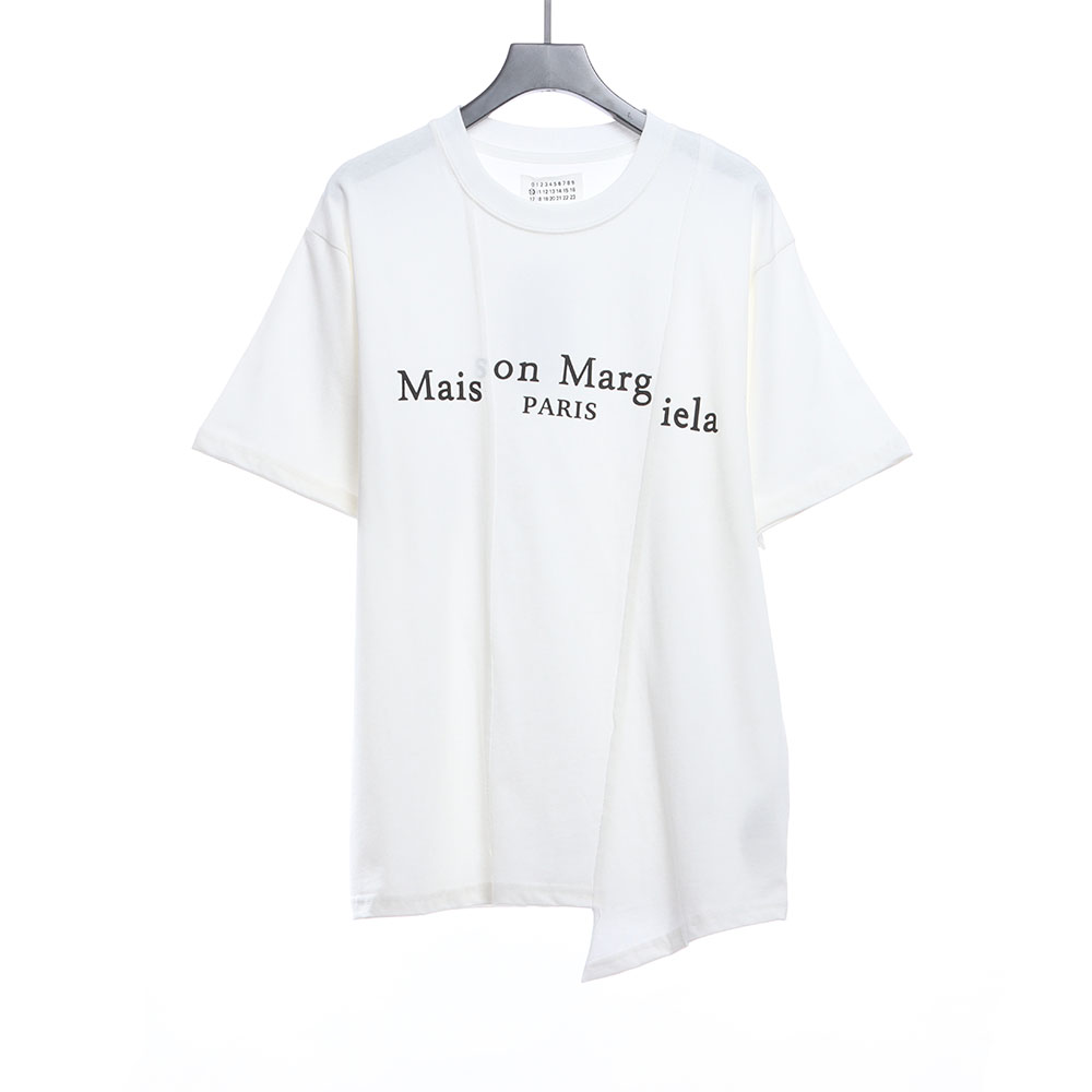 Margiel Irregular Stitching Short Sleeve TSK1