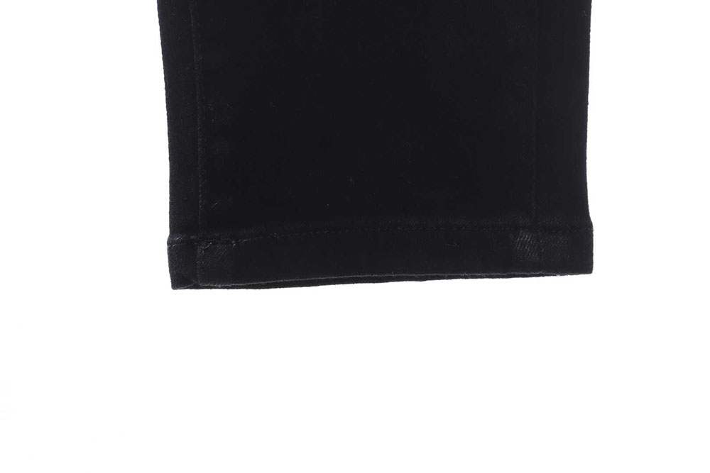 Prada triangle denim trousers