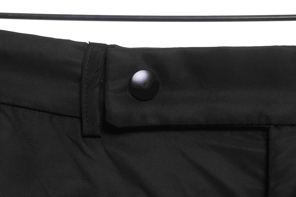 Prada color-block nylon double-zip trousers