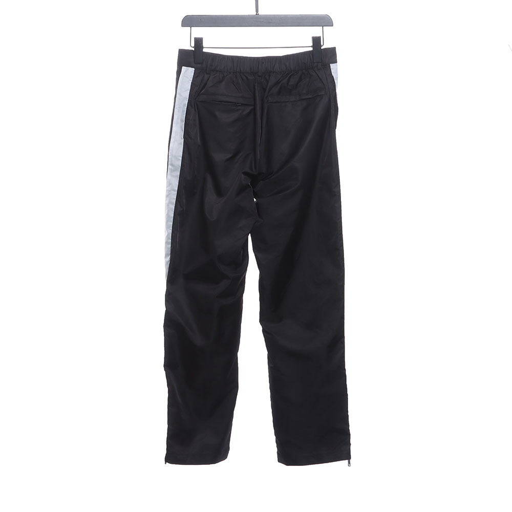Prada color-block nylon double-zip trousers