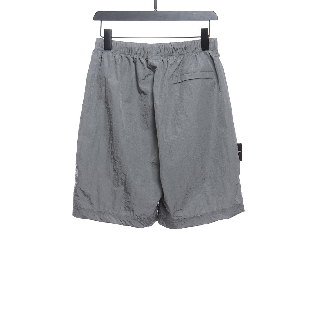 Stone Island Side Compass Large Embroidered Shorts TSK2