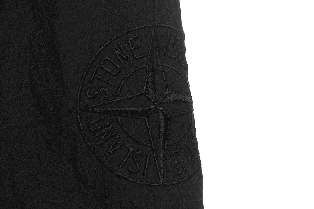 Stone Island Side Compass Oversize Embroidered Shorts