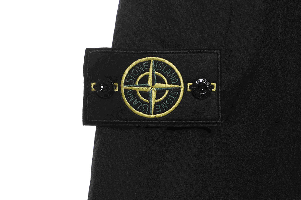 Stone Island Side Compass Oversize Embroidered Shorts