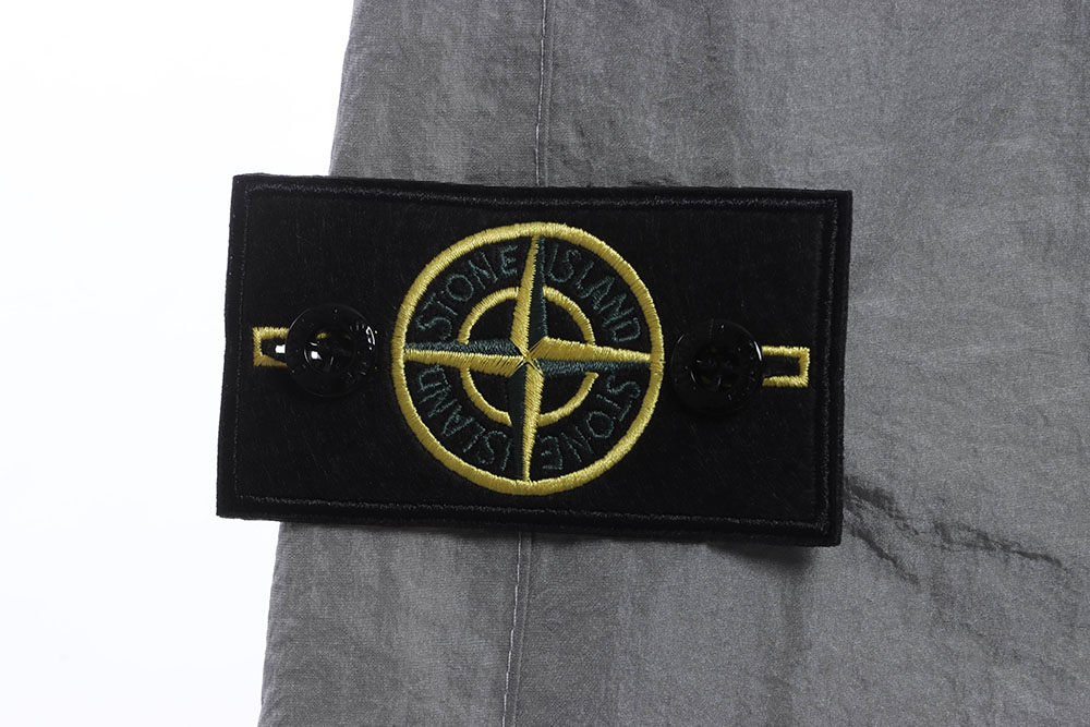 Stone Island Side Compass Large Embroidered Shorts TSK2