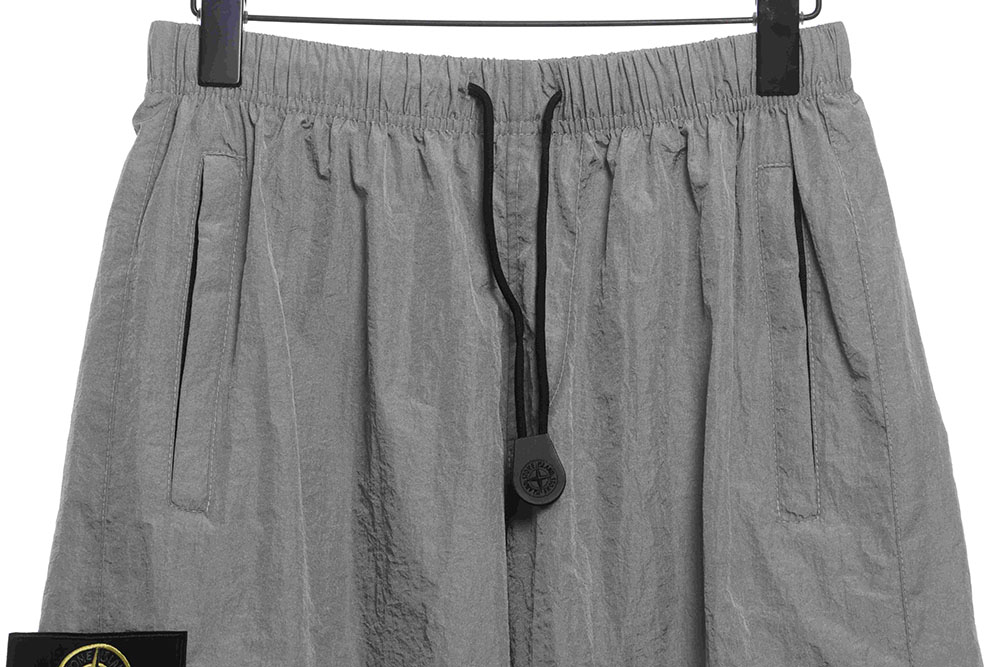 Stone Island Side Compass Large Embroidered Shorts TSK2