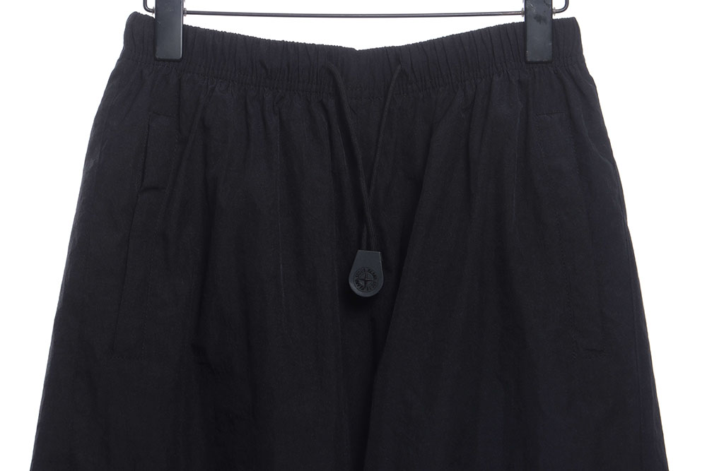 Stone Island Side Compass Oversize Embroidered Shorts