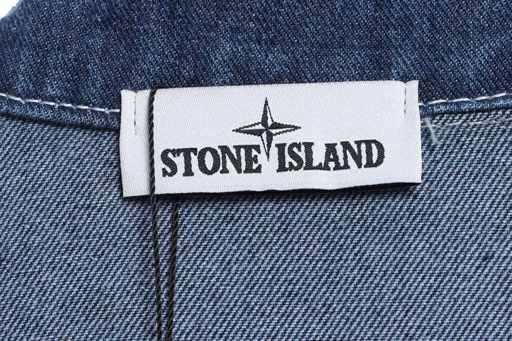 Stone Island Washed Distressed Denim Jacket TSK1