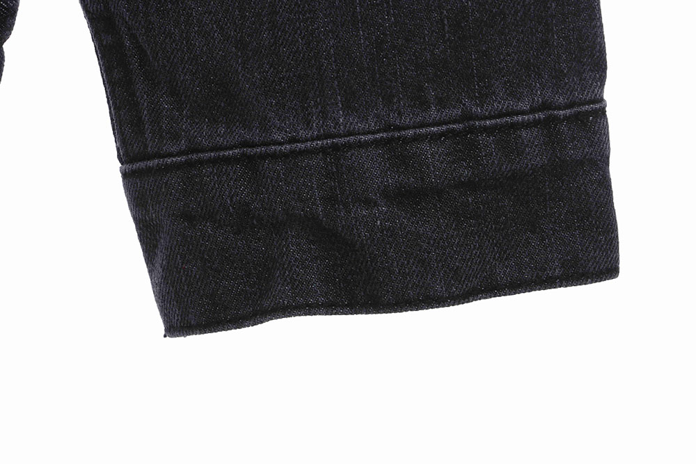 Chanel Embroidered Letter Denim Jacket"