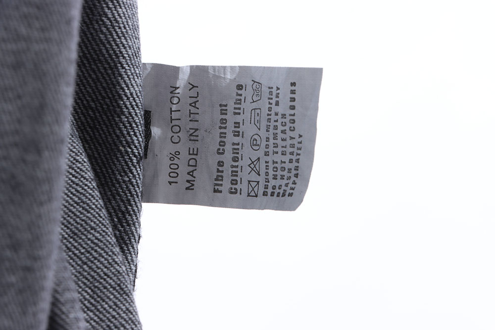 Chanel Embroidered Letter Denim Jacket"