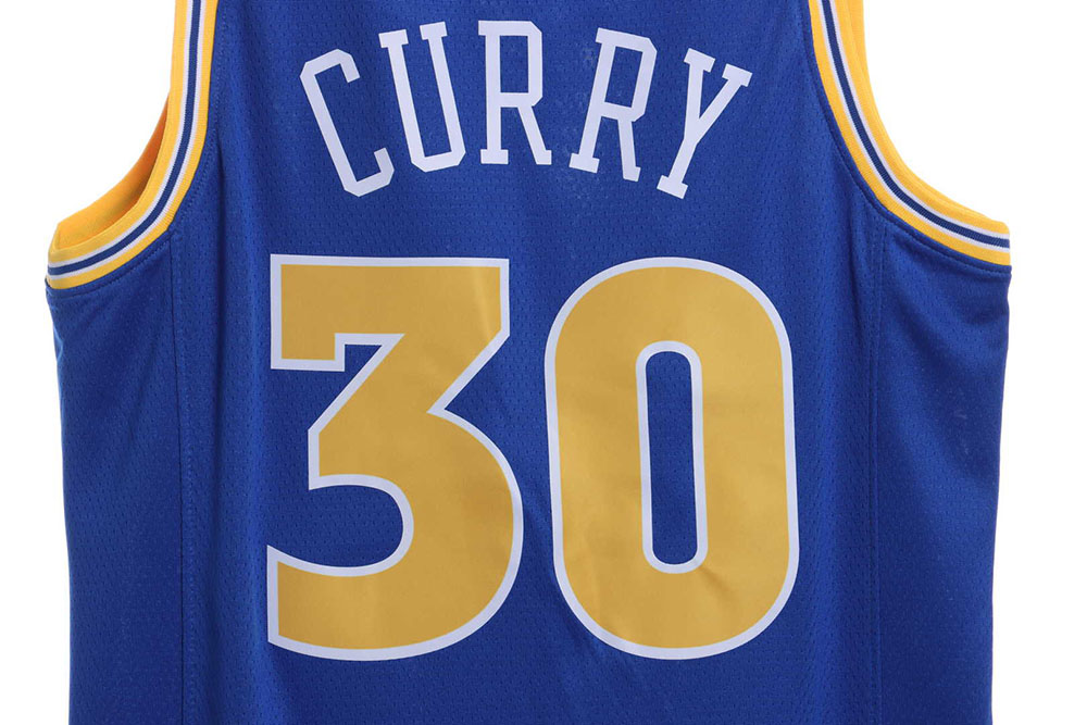 Warriors 23 season Curry No. 30 fan version jersey