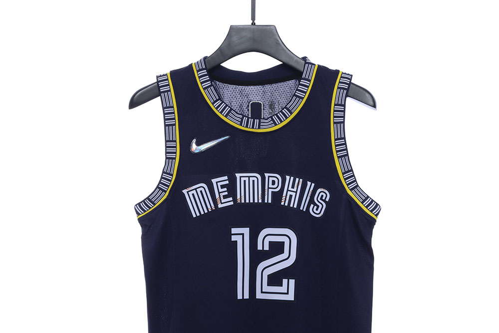 Grizzlies retro limited Morant No. 12 jersey