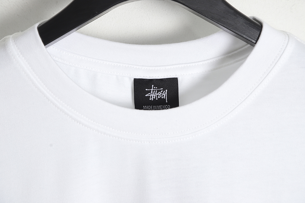 Stussy spoof letter print short-sleeved T-shirt
