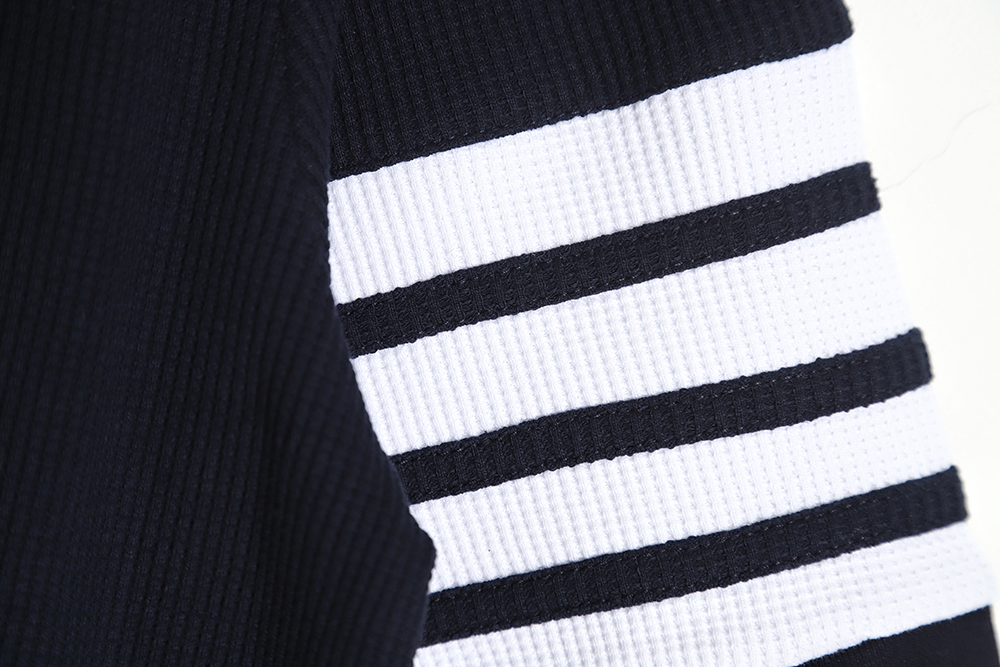 Thom Browne classic four-bar waffle POLO shirt short sleeve TSK2