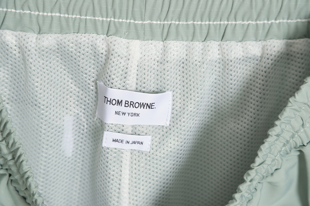Thom Browne woven nylon track shorts