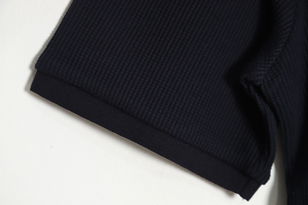 Thom Browne classic four-bar waffle POLO shirt short sleeve TSK2