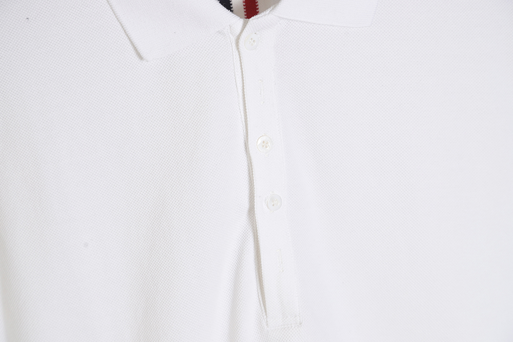 THOM BROWNE TB POLO Short Sleeve with Center Back Webbing