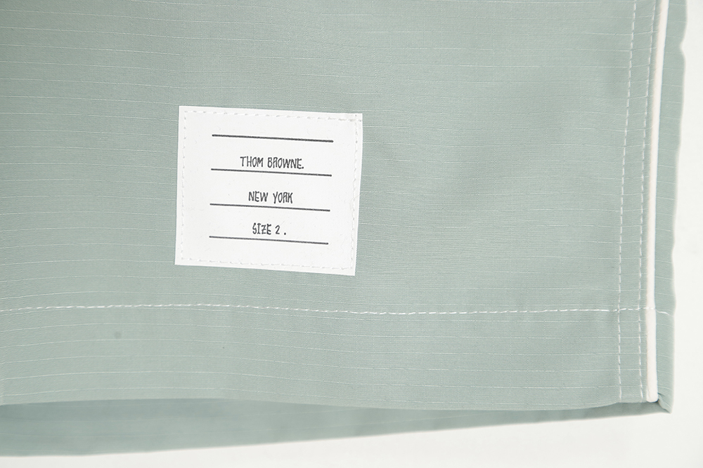 Thom Browne woven nylon track shorts