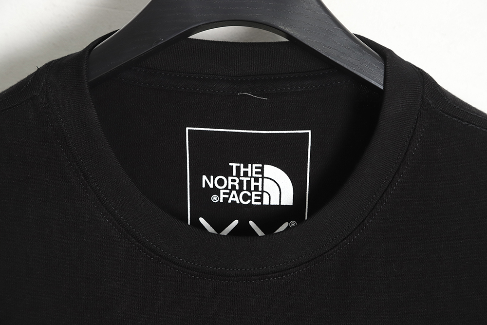 The North Face XX Kaws joint letter embroidery short-sleeved T-shirt TSK1