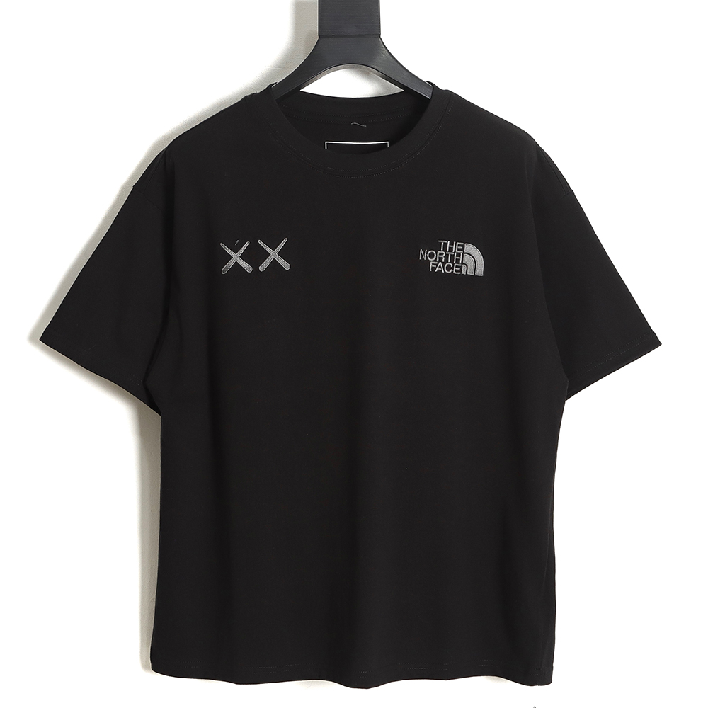 The North Face XX Kaws joint letter embroidery short-sleeved T-shirt TSK1
