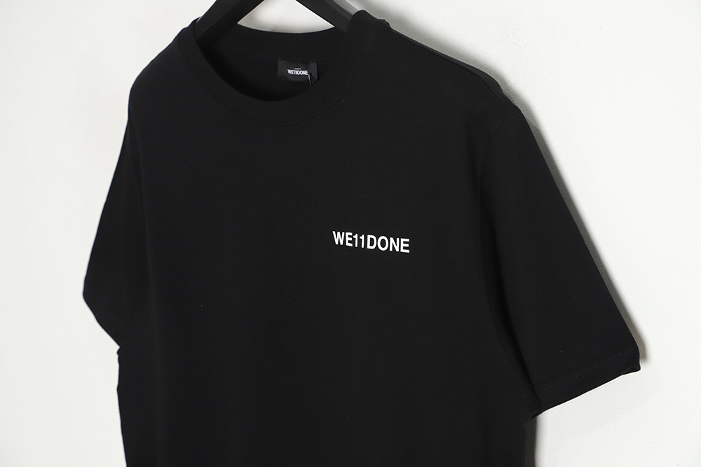 WE11 DONE Rubik's cube print short-sleeved T-shirt TSK1