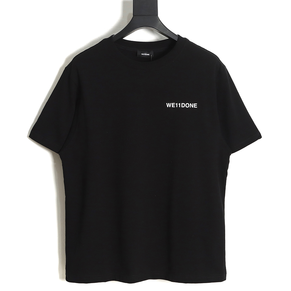 WE11 DONE Rubik's cube print short-sleeved T-shirt TSK1