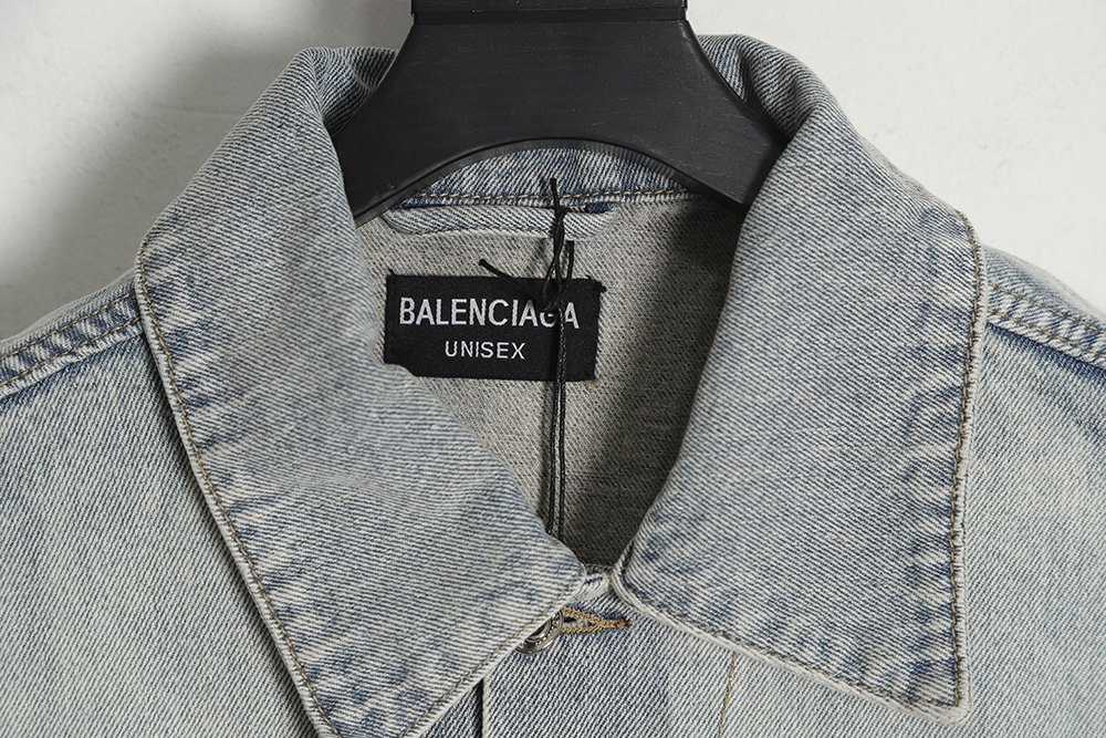 Balenciaga BLCG 23SS graffiti hand-painted denim jacket
