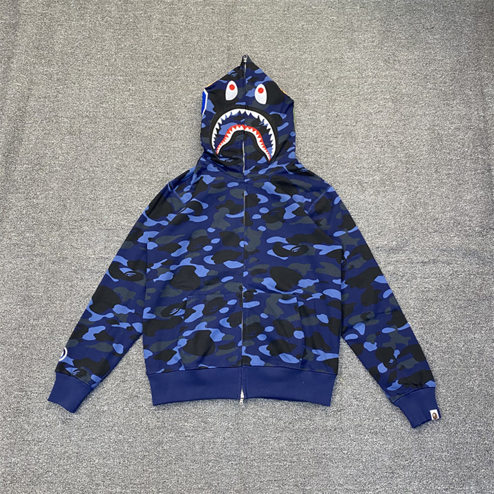 BAPE 1ST CAMO SHARK FULL ZIP HOODIE