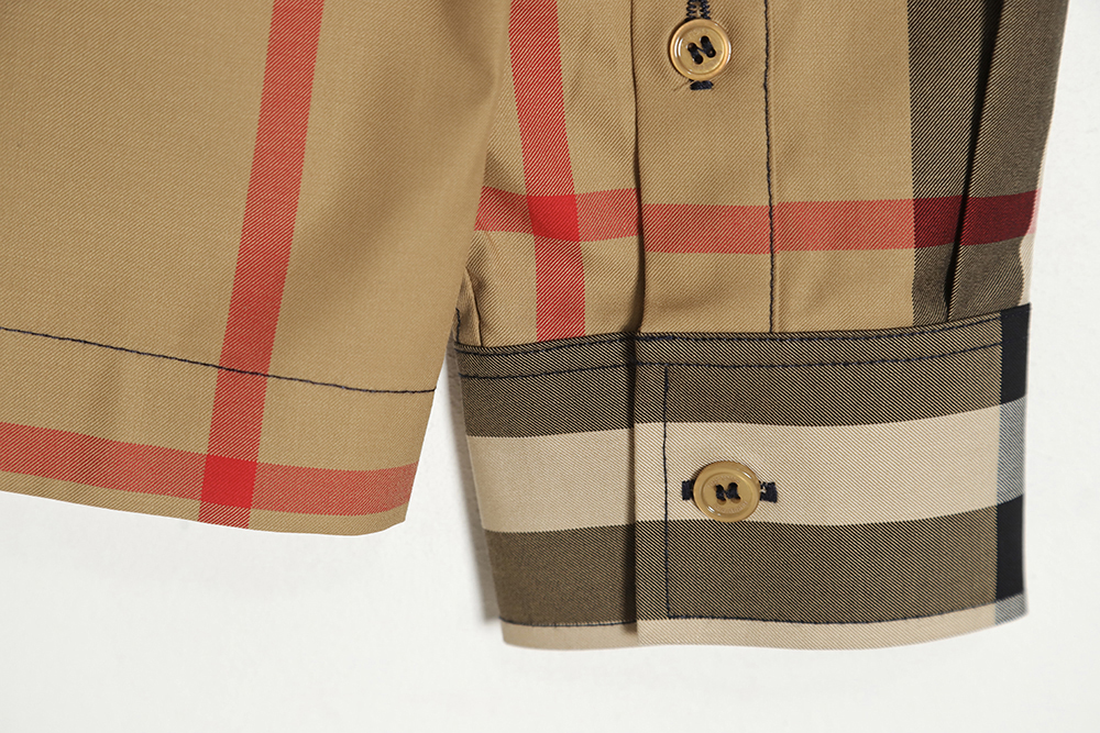 Burberry BBR 23SS Plaid Lapel Shirt Jacket