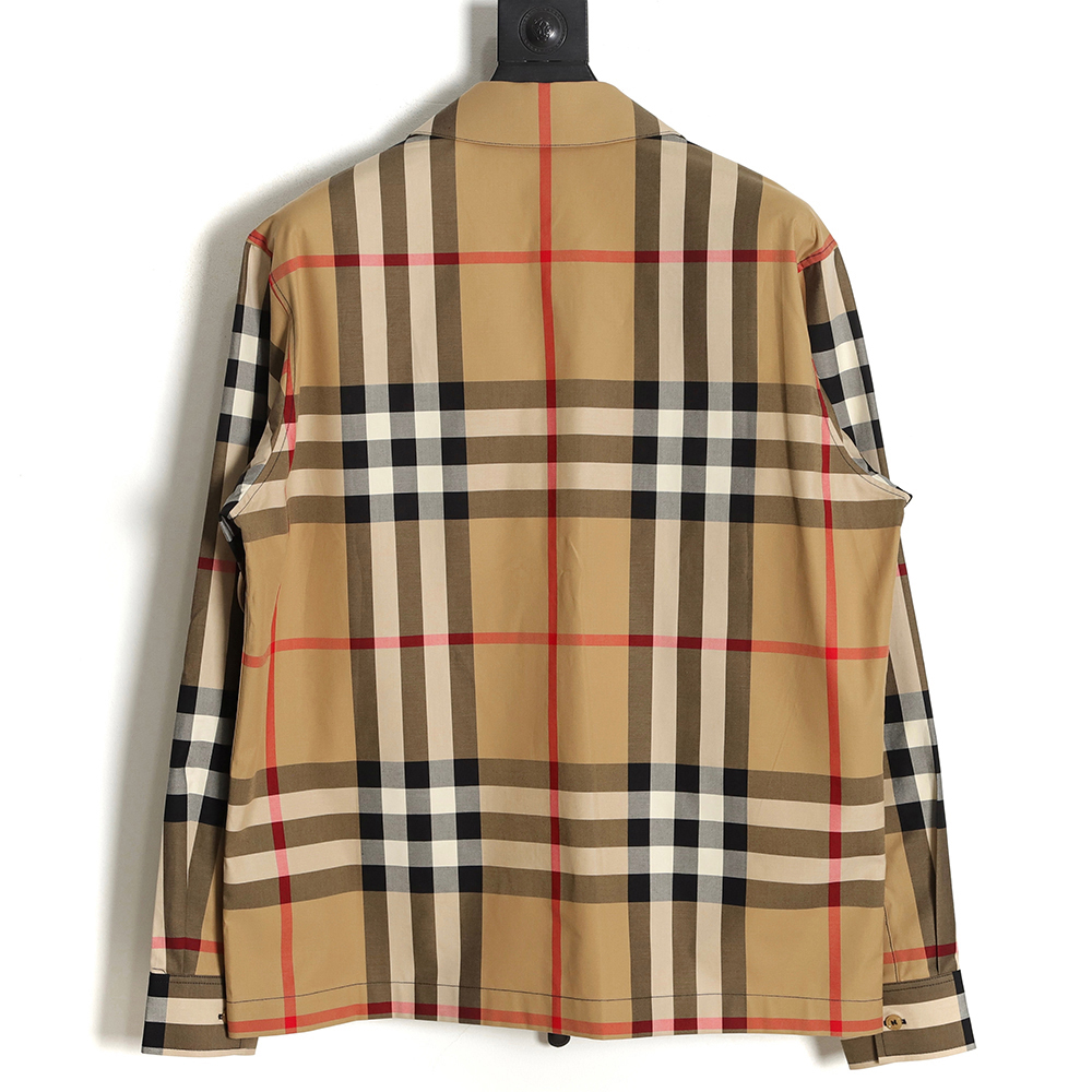 Burberry BBR 23SS Plaid Lapel Shirt Jacket