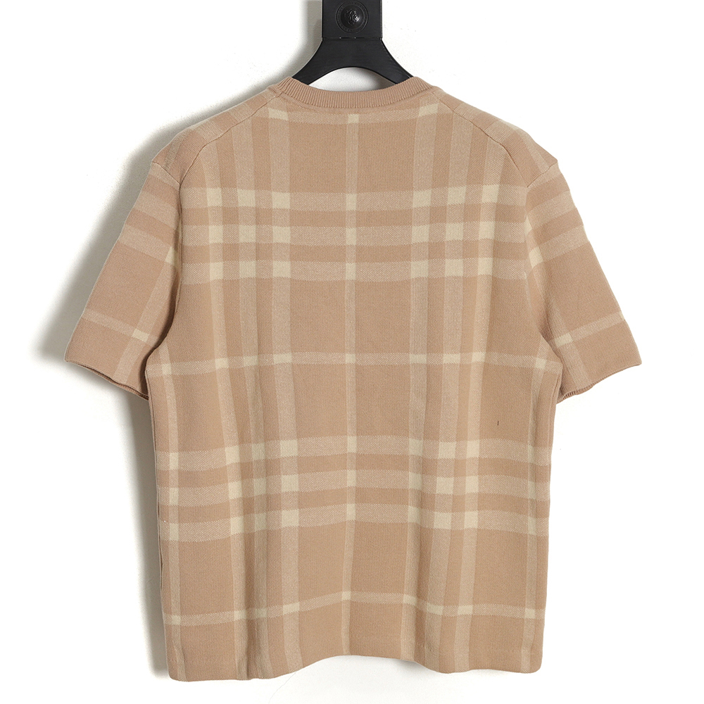 Burberry 23SS Wool Check Knit Short Sleeve