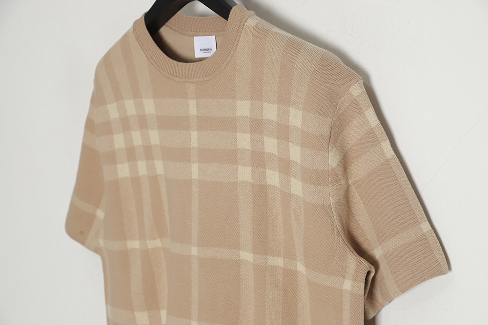 Burberry 23SS Wool Check Knit Short Sleeve