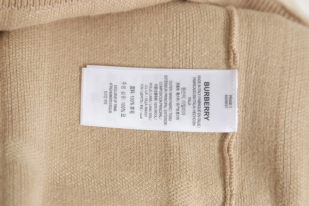 Burberry 23SS Wool Check Knit Short Sleeve