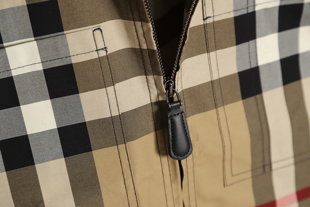 Burberry BBR 23SS Plaid Lapel Shirt Jacket