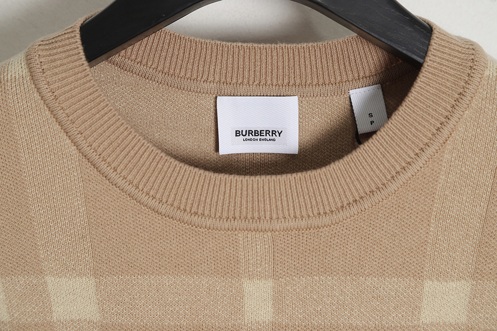 Burberry 23SS Wool Check Knit Short Sleeve