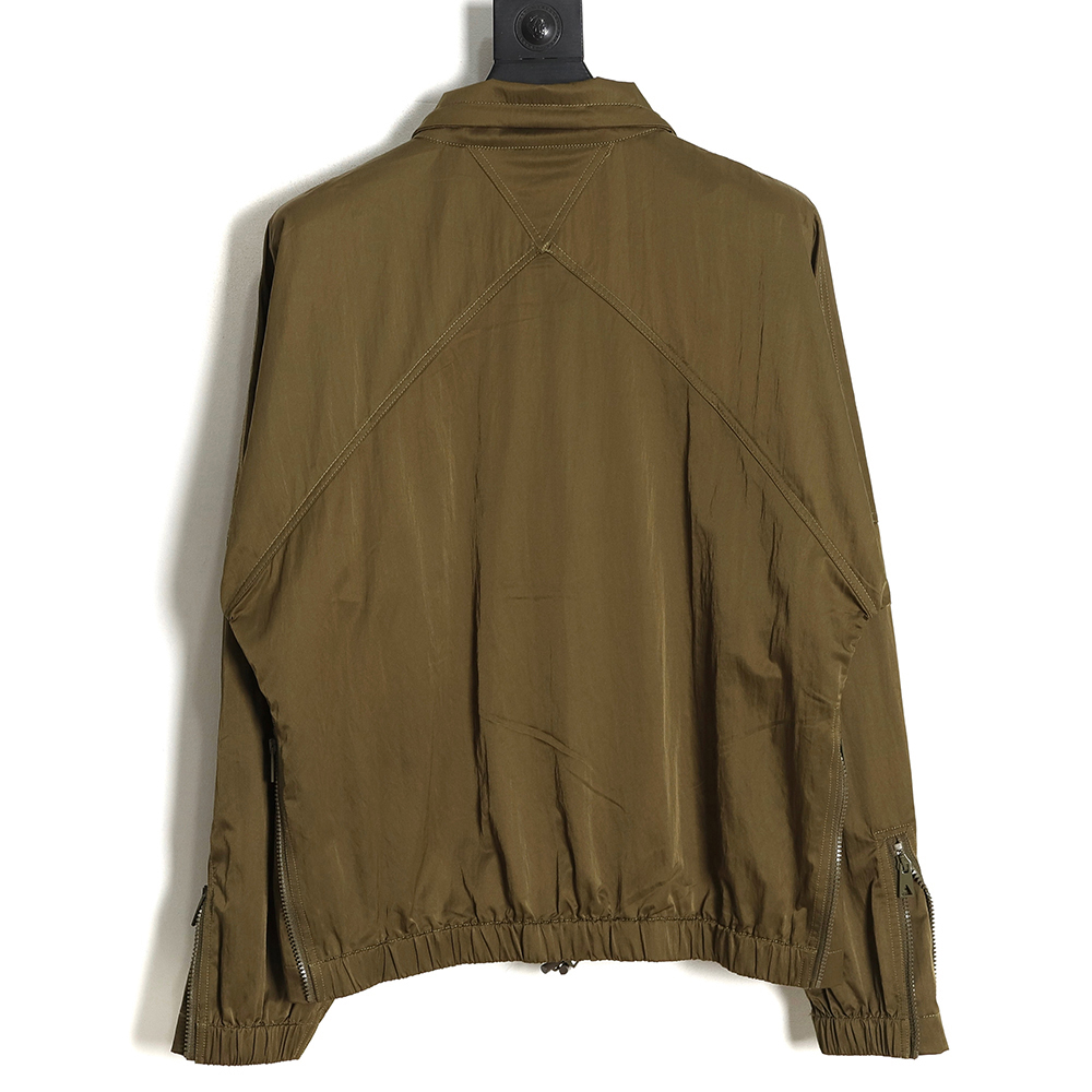 Bottega Veneta BV Outdoor Technical Woven Stand Collar Tracksuit Jacket