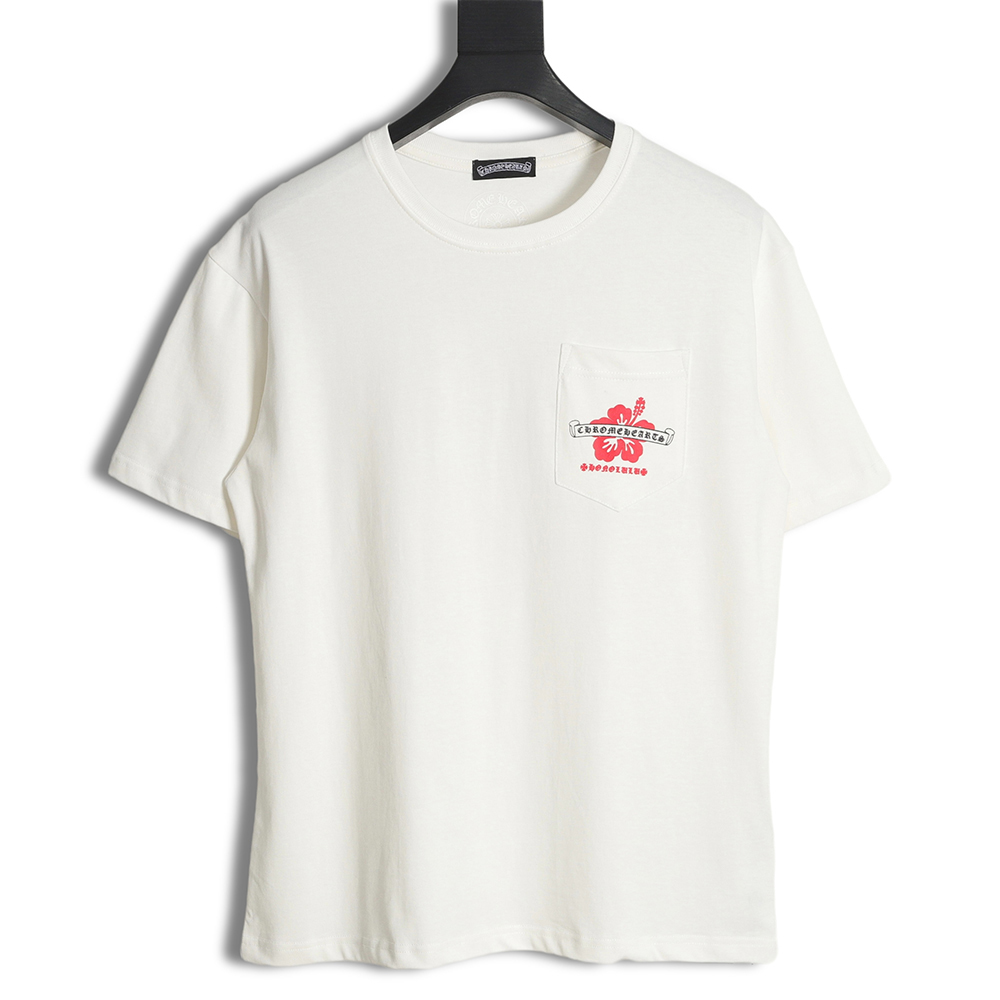 Chrome Hearts 23SS Floral Print Short Sleeve T-Shirt