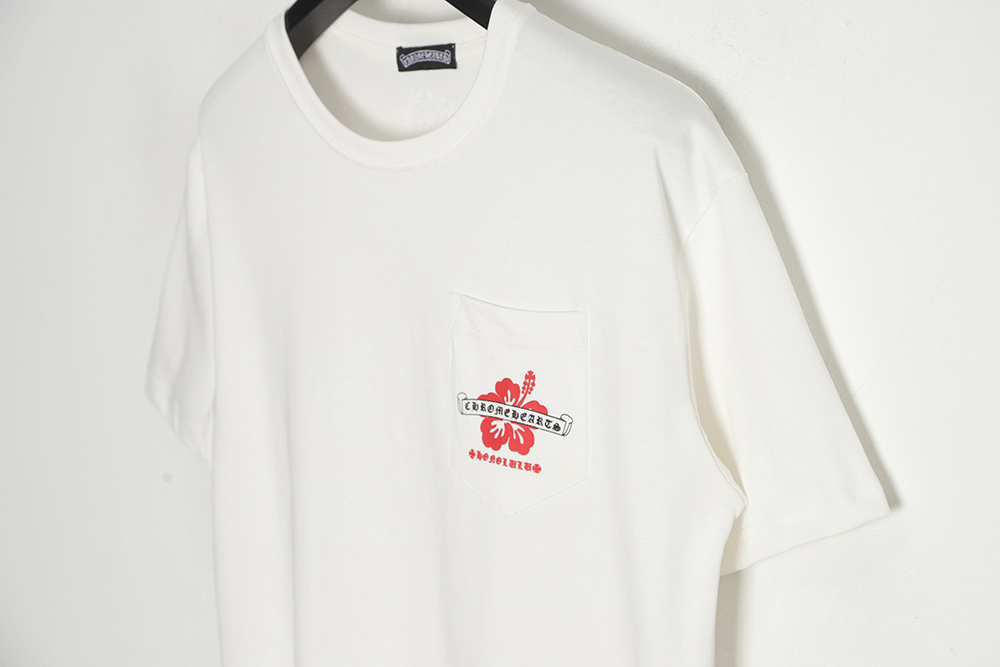Chrome Hearts 23SS Floral Print Short Sleeve T-Shirt