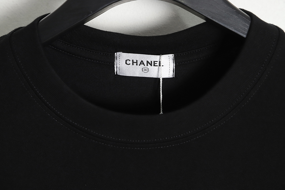 CHANEL 23SS double C printed short-sleeved T-shirt TSK1