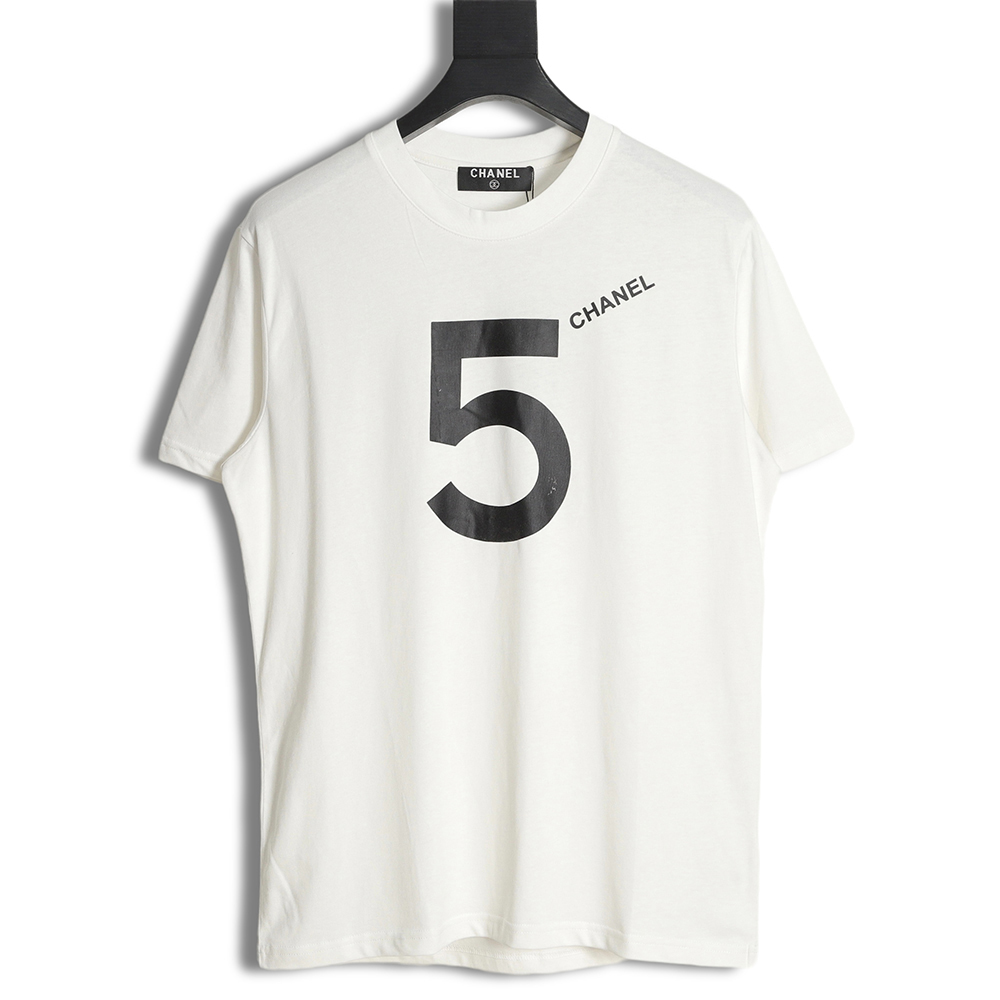 Chanel Minimalist Letter LOGO Print Graphic Short Sleeve T-Shirt