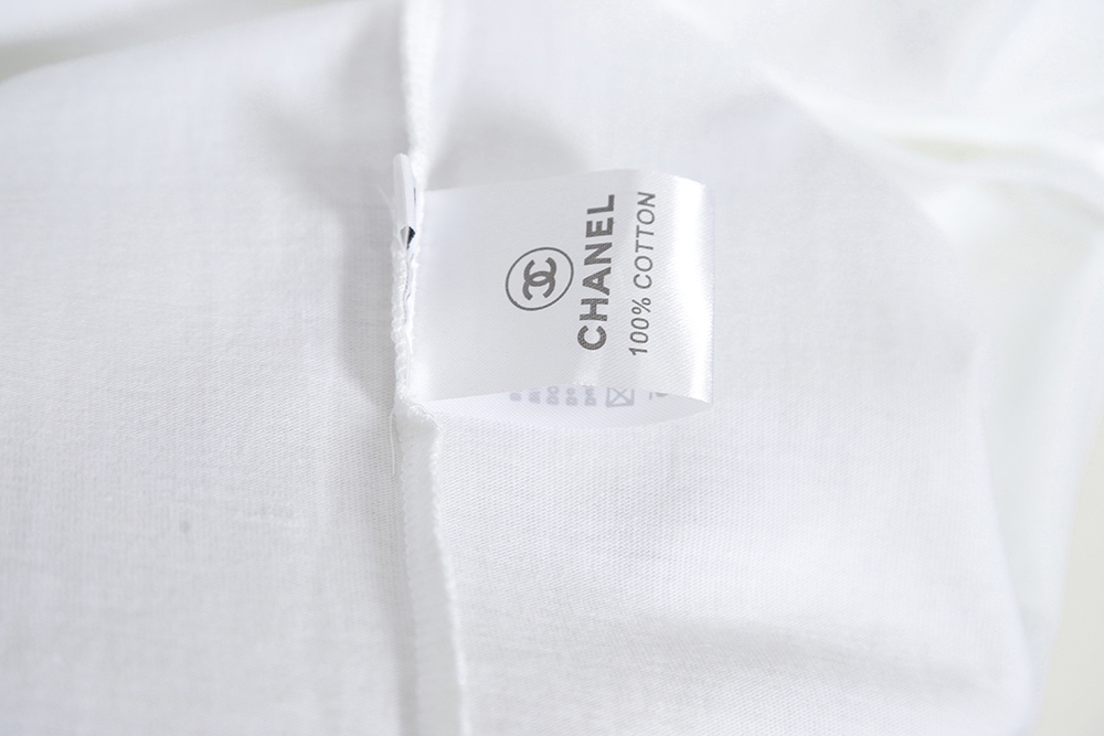 CHANEL 23SS double C printed short-sleeved T-shirt