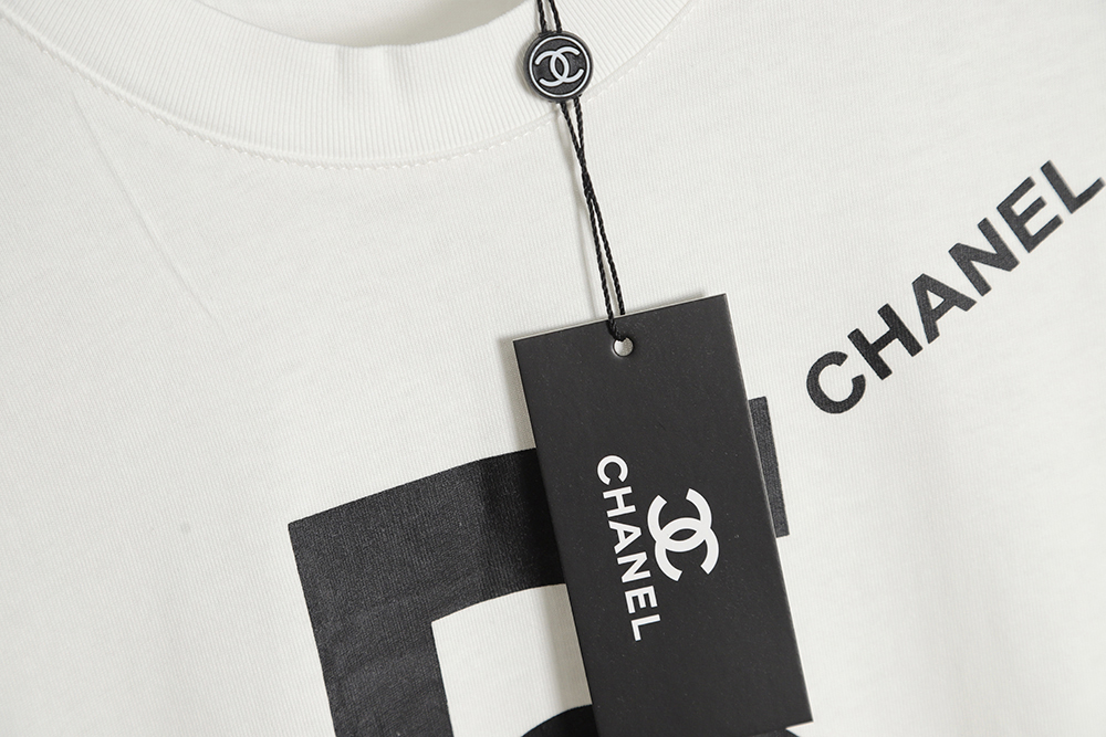 Chanel Minimalist Letter LOGO Print Graphic Short Sleeve T-Shirt