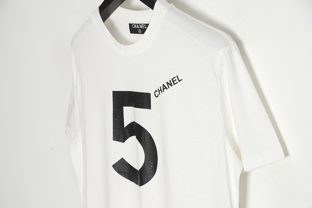 Chanel Minimalist Letter LOGO Print Graphic Short Sleeve T-Shirt