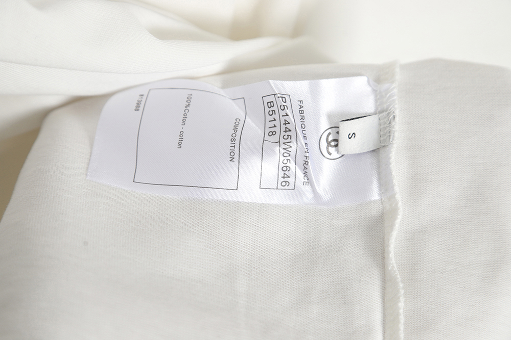 Chanel Minimalist Letter LOGO Print Graphic Short Sleeve T-Shirt