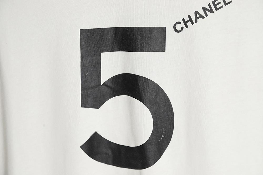Chanel Minimalist Letter LOGO Print Graphic Short Sleeve T-Shirt