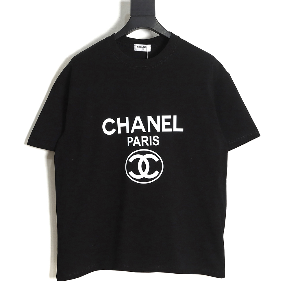 CHANEL 23SS double C printed short-sleeved T-shirt TSK1