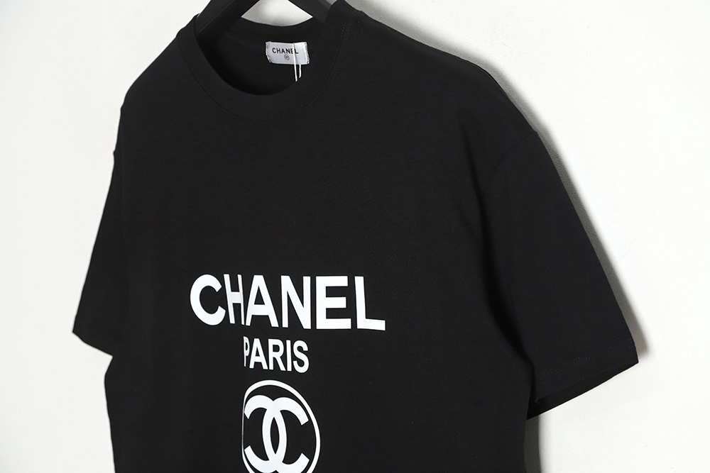 CHANEL 23SS double C printed short-sleeved T-shirt TSK1