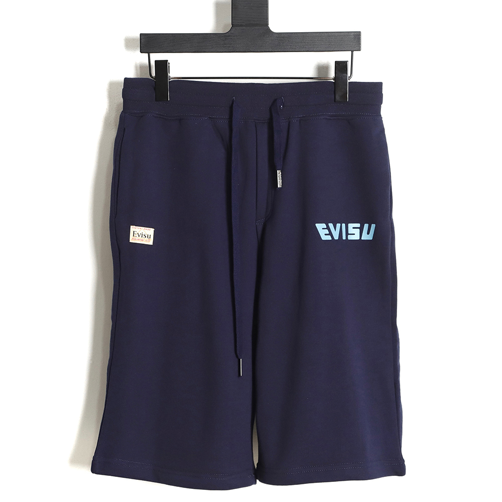 Evisu 21ss big fish wish big M print shorts