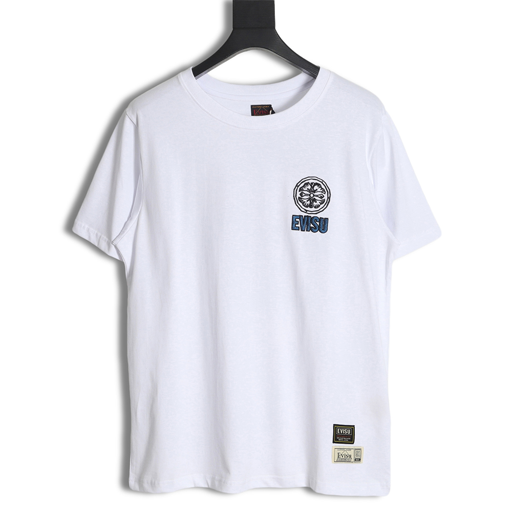 Evisu 23ss Buddha head full body short-sleeved T-shirt